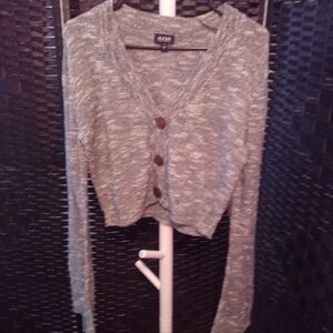 a.n.a Gray Women's Cardigan Sweater